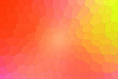 Sarı, turuncu, kırmızı konik ile soyut mozaik arka plan dokusu