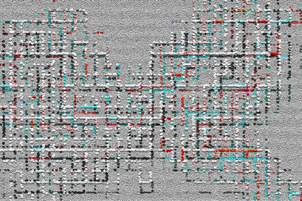 抽象背景纹理，数字缺陷与噪声 — 图库照片