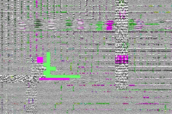 추상적인 배경 텍스처, 노이즈가 있는 디지털 결함 — 스톡 사진