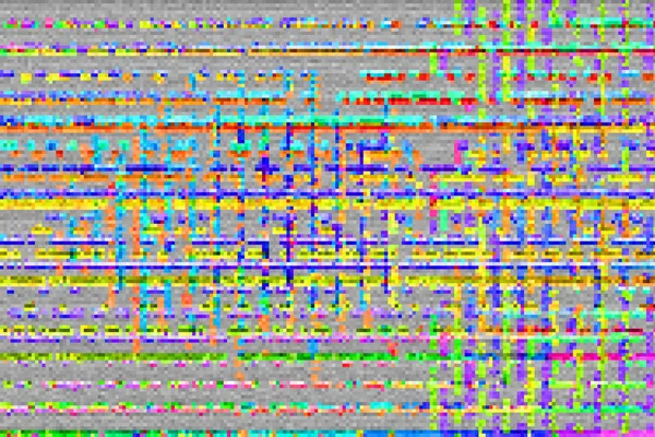 抽象背景纹理，数字缺陷与噪声 — 图库照片