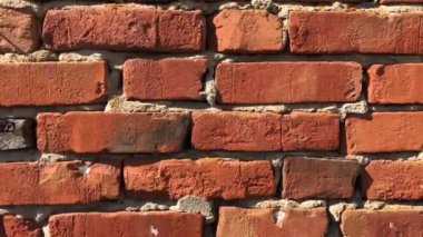 Eski kırmızı tuğla duvar arkaplanı