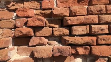 Eski kırmızı tuğla duvar arkaplanı