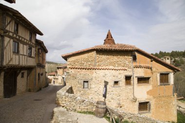 Soria İspanya Ortaçağ Calatanazor Köyü