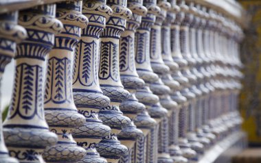 Royal Alcazarseville Andalusia, İspanya. Nisan 2018