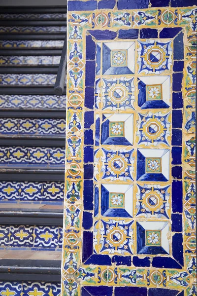 Dekorasi Interior Alcazar Seville Spanyol — Stok Foto