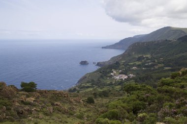 Hoces del Duratn Segovia İspanya peyzaj fron San Frutos