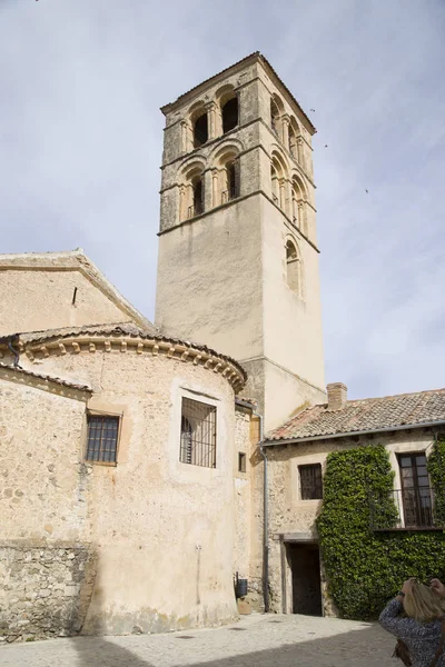 Katolska Kyrkan San Juan Saint John Pedraza Segovia Spanien — Stockfoto