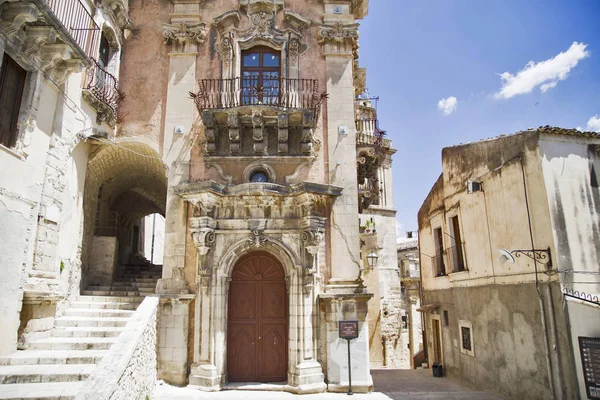 Zicht Ragusa Een Unesco Erfgoed Stad Het Italiaanse Eiland Sicilië — Stockfoto