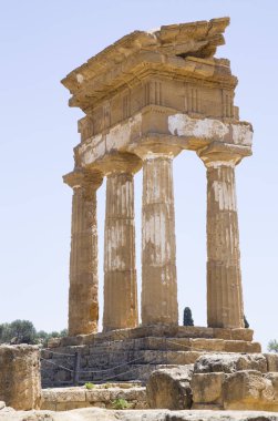 Tapınaklar Vadisi (Valle dei Templi) - Konkordiya Tapınağı, MÖ 5. yüzyılda inşa edilen antik bir Yunan Tapınağı, Agrigento, Sicilya