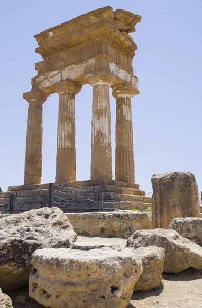 Vallei Van Tempels Valle Dei Templi Tempel Van Concordia Een — Stockfoto