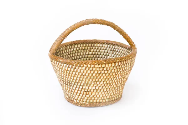 Wicker Baskets Typical Castilian Crafts White Background Castilla Leon Spain — Stock Photo, Image