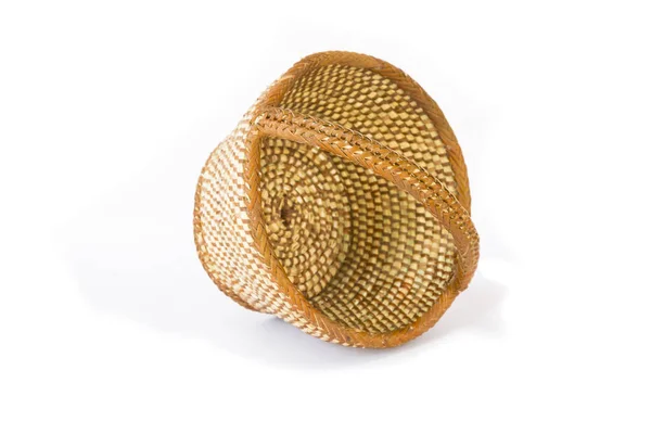 Wicker Baskets Typical Castilian Crafts White Background Castilla Leon Spain — Stock Photo, Image