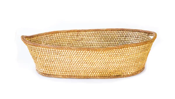 Wicker Baskets Typical Castilian Crafts White Background Castilla Leon Spain — Stock Photo, Image