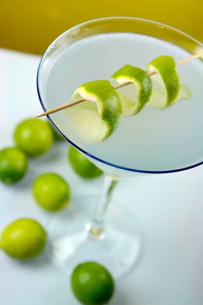 Biała Dama Martini Szkła — Zdjęcie stockowe