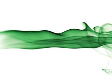 Beyaz arkaplanda soyut duman