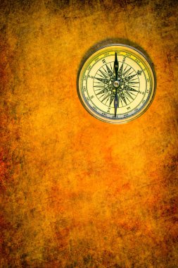 Eski bir dokulu yüzeyi Altın Pusula