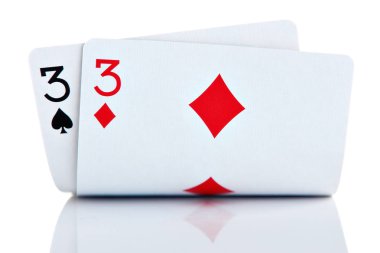 Cebinde üç beyaz arka plan üzerinde izole