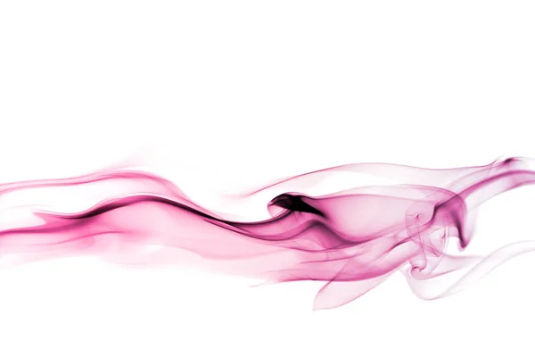 Abstract Smoke Isolated White Background — Stock Photo, Image