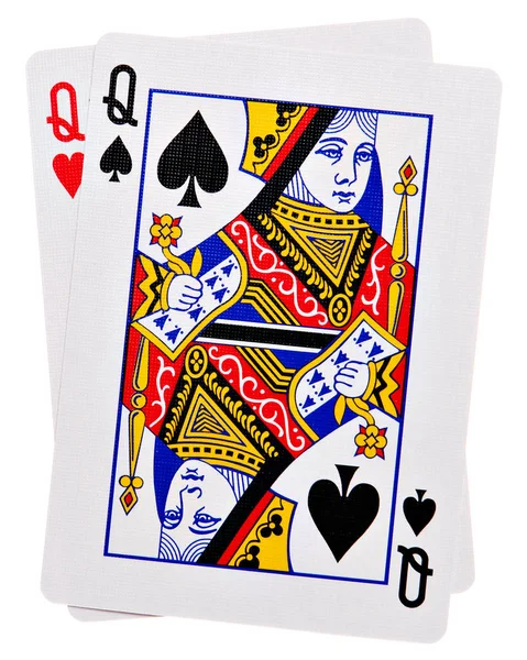 Cep Queens izole beyaz arka plan üzerinde