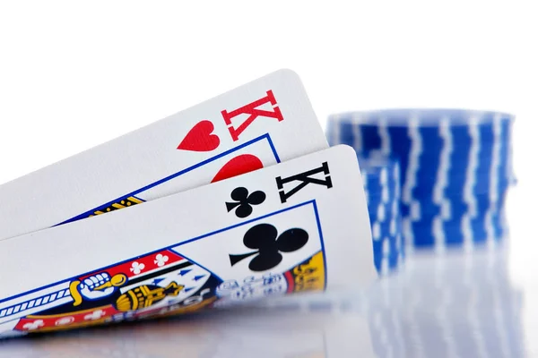 Pocket Kings Chips Background Royalty Free Stock Images
