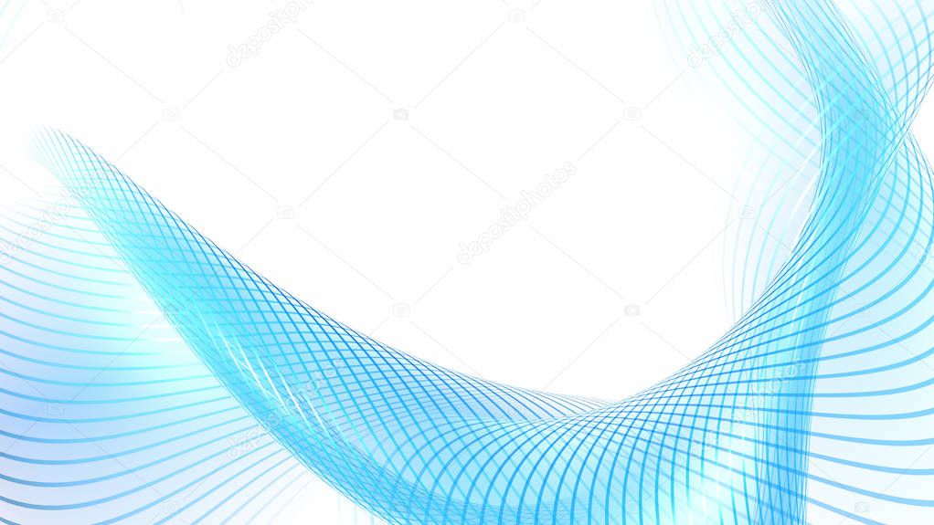 blue abstract background 3d render