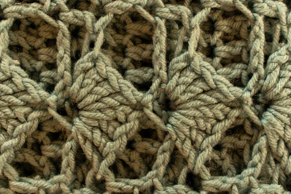 brown crocheted blanket texture