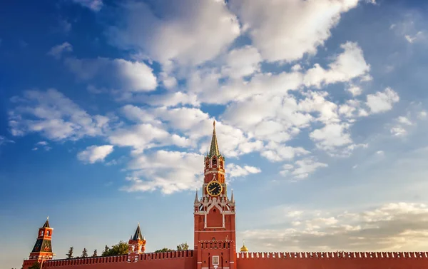 Grand Kremlin Palace Kremlin Duvarı Yaz Gecesi Moskova Rusya — Stok fotoğraf