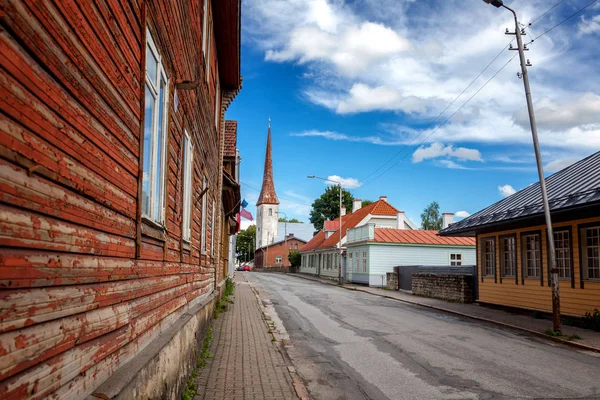 Église Trinity Vieille Ville Rakvere Estonie Heure Été Verte Beau — Photo