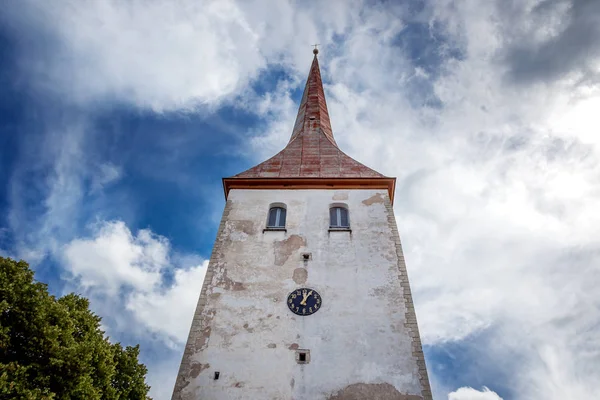 Torre Com Relógio Igreja Trinity Rakvere Estônia — Fotografia de Stock