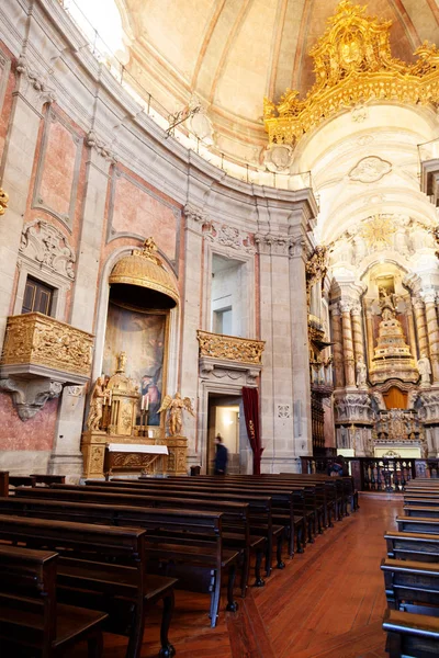 Imagem Editorial Catedral Porto Decoração Interiores Famosa Cidade Antiga Portugal — Fotografia de Stock