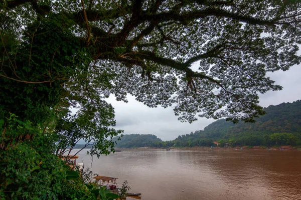 美丽的风景 老挝的湄公河 东南亚热门的旅游目的地 — 图库照片