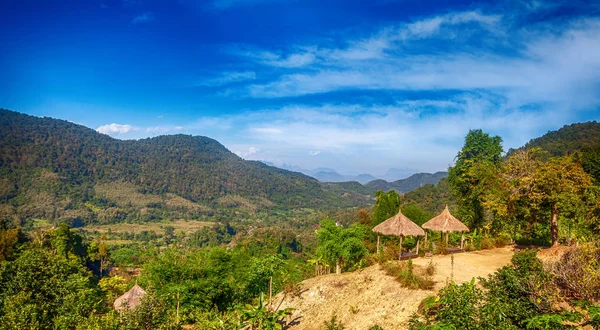 Beautiful Scenery National Park Nahm Dong Mountain View Blue Sky — Stock Photo, Image