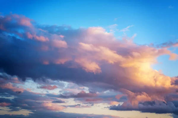 Tramonto Con Cielo Blu Effetto Filtro Vintage Retrò Bellissimo Sfondo — Foto Stock