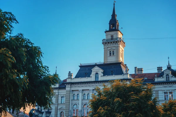 Novi Sad Détails Architecture Dans Centre Historique Vieille Ville Voyage — Photo