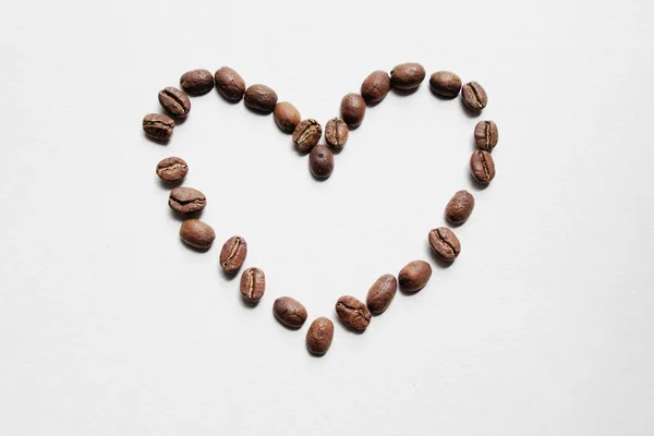 kahve çekirdekleri bir kalp gibi