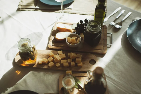 Retro ve vintage kahvaltı konsepti