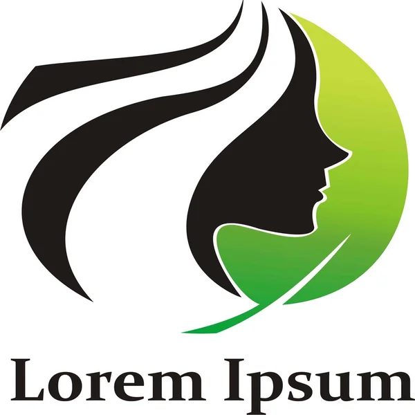 Güzellik bakım logo şablonu