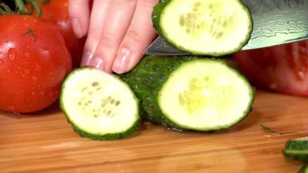 Comida Verduras Frescas Cozinha — Vídeo de Stock