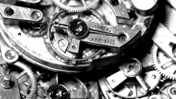 Fast Moving Time Watch Movement Running — Stock Video