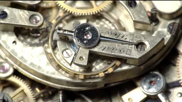 Fast Moving Time Watch Movement Running — Stock Video