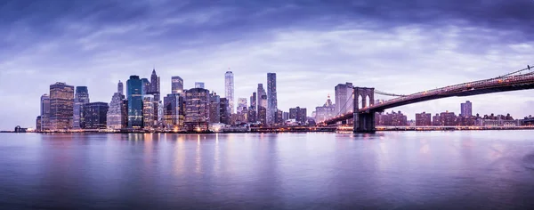 Nueva York Sunset Panorama —  Fotos de Stock