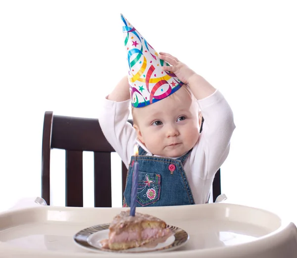 Fête Anniversaire Pour Bébé Fille — Photo