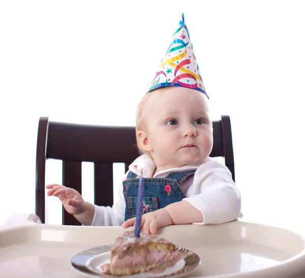 Verjaardagsfeestje Voor Babymeisje — Stockfoto