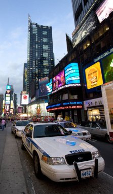 New York şehir sokakları, Broadway, Times square.