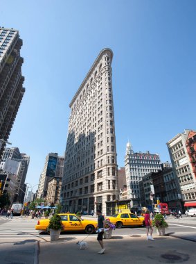 New york şehrinin sokakları 