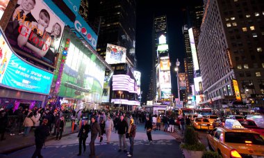 New York şehir sokakları, Broadway, Times square 