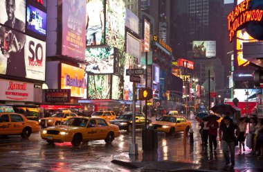 New York şehir sokakları, Broadway, Times square 