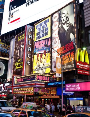 New York şehir sokakları, Broadway, Times square 