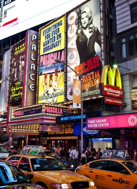 New york şehrinin sokakları 