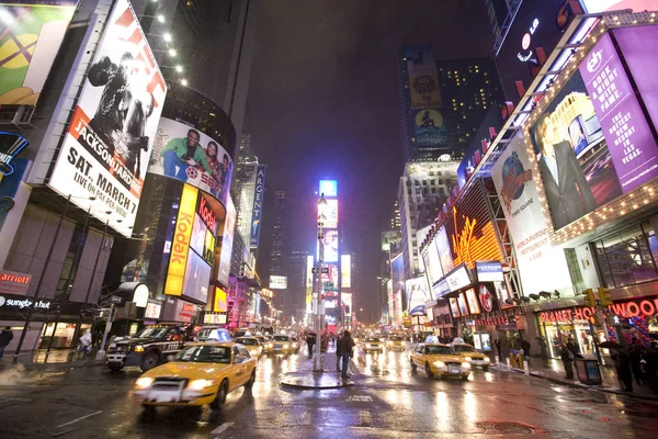 New York City Street Broadway Times Square — Foto Stock